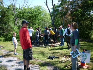 GreenServe 2012 Volunteers at Eisenhower State Park