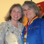 Dr. Marjorie Hass and Frances Crown Sims