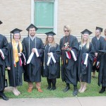 Graduates at Commencement 2016