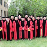 Board of Trustees at Commencement 2016