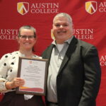 Dr. Howard Starr Student Affairs Division Faculty-Staff Recognition Award - Dr. Erin Copple Smith with Michael Deen