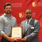 Outstanding Service to the Campus Award - Timothy McClure with Carllos Lassiter