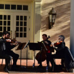 An Austin College Quartet provided ambiance