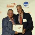 Athletics Director David Norman '83 with Brian Coleman ‘93, 2022 Athletics Hall of Honor Inductee