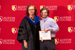 The Mary Foulks Gourley and Lloyd E. Gourley Prize for an Outstanding Student in Physics, Justus Fagan