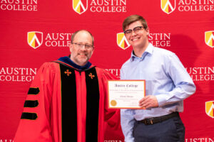 The Christopher L. Elliott Memorial Endowed Scholarship for an Outstanding Student in Political Science: Nolan Adams