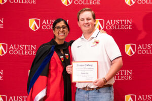 The Sig Lawson Memorial Scholarship for an Outstanding Student in Teacher Education, Austin Coe