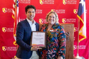 Outstanding First Year Student Award: Pedro Echeverria 