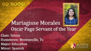 Oscar C. Page Servant of the Year Award 2023: Mariagisse Morales